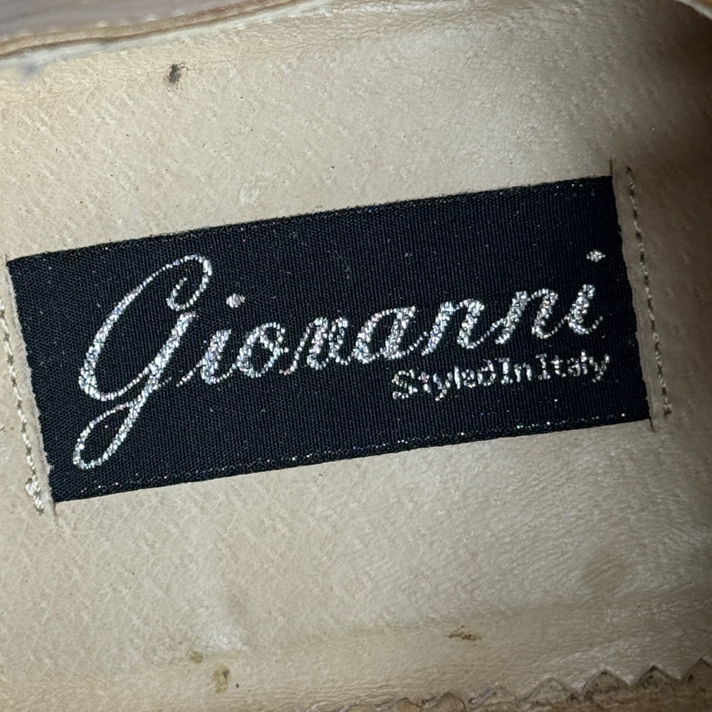(R2) Giovanni Vintage,Y2K,brown leather square toe shoes, size 13, made in Italy - Picture 11 of 15